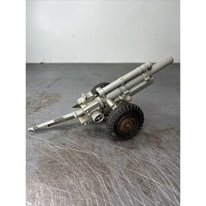 Vintage Marx Toys Lumar Howitzer Cannon Gray PARTS ONLY FOR REPAIR